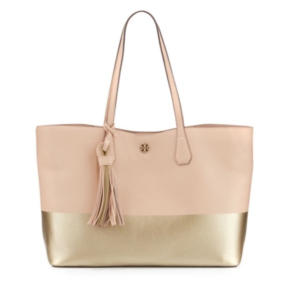 Tory Burch Perry Colorblock leather tote bag